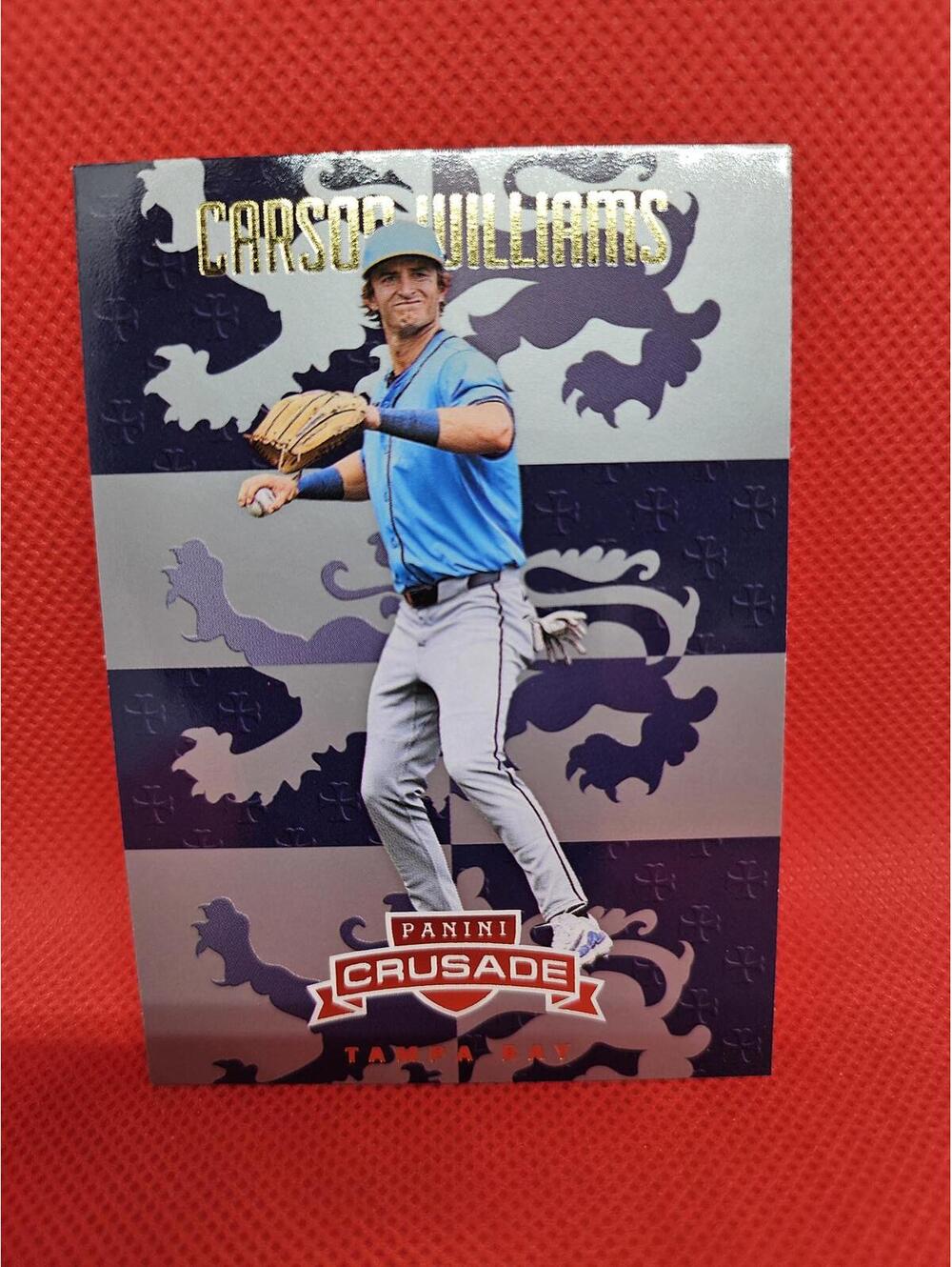 Carson Williams Card - 2025 Panini Crusade #107 - Rays - RAW mint